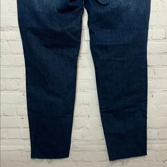 Old Navy High-Waisted Button-Fly O.G. Straight Ripped Cut-Off Jeans - Picture 8 of 16